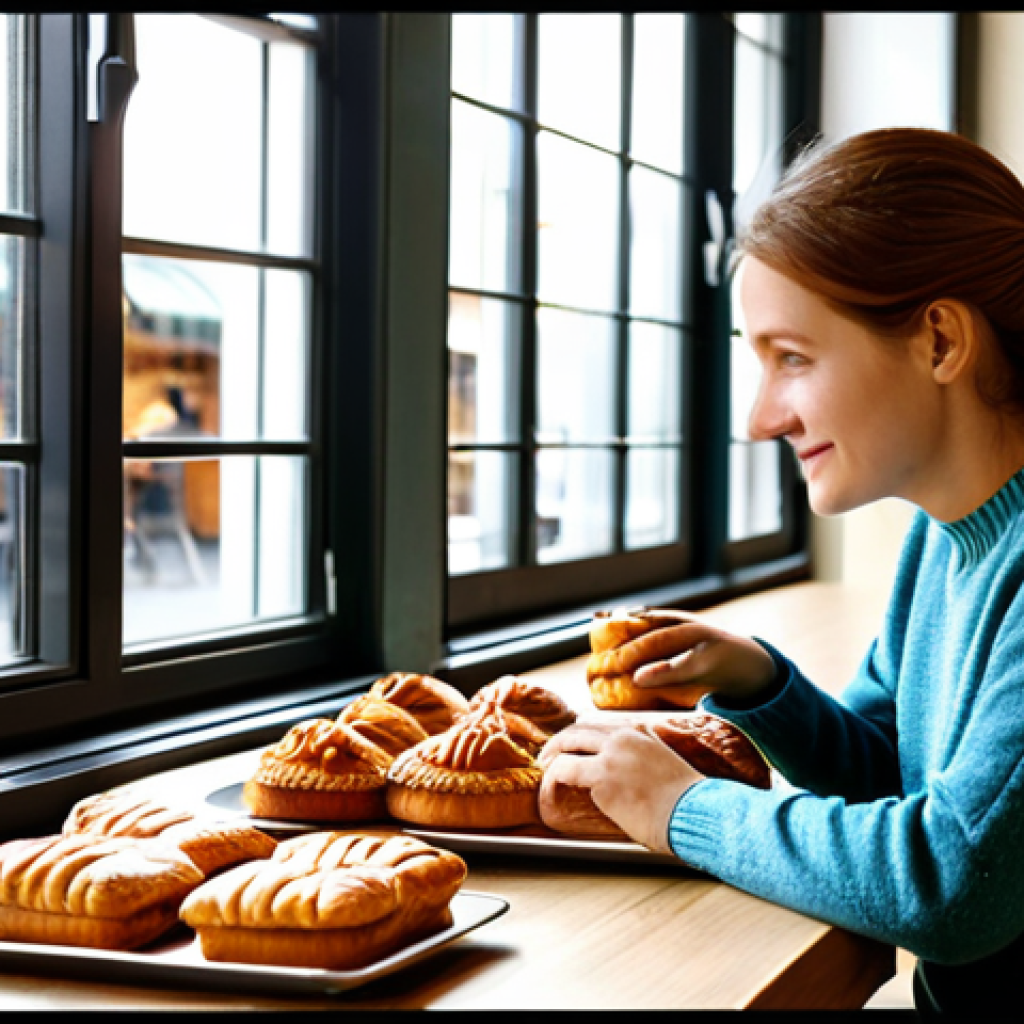 Cozy Cafe Scene**

"A professional photograph of a bright and inviting cafe in Berlin, Germany. A fully clothed woman in a stylish, modest sweater and jeans sits at a table, sipping a Kaffee. Sunlight streams through the large windows, illuminating the warm interior. Patrons are blurred in the background, creating a sense of bustling activity. Fresh pastries are displayed on the counter. Safe for work, appropriate content, family-friendly, perfect anatomy, natural proportions, well-formed hands, proper finger count, professional setting."

**