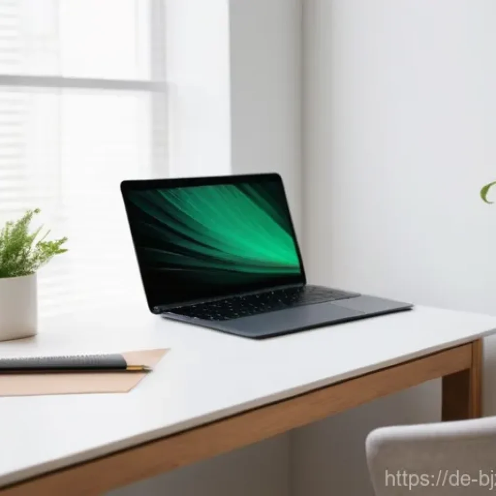 로우코스트 비즈니스 모델과 자동화의 관계 - **Prompt: The Essence of Minimalist Productivity**
    A bright, clean, and modern home office space...