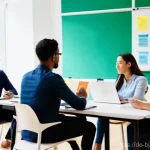 Home 14 로우코스트 비즈니스 모델의 고객 지향적 접근법 - **Prompt 1: Understanding Customer Needs and Empathy in Business**
A vibrant and diverse group o...