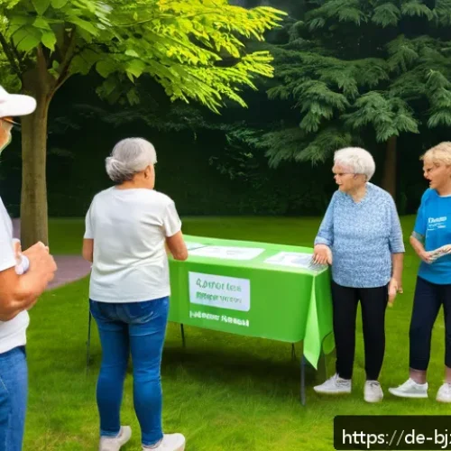Home 28 로우코스트 비즈니스 모델과 사회적 기업의 관계 - A vibrant community event in a German neighborhood park illustrating active local engagement for soc...